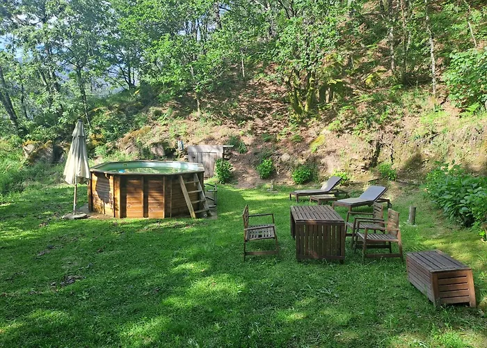 Geresnationalpark-cabin-6bed-balcony-pool-views * ויירה דו מיניו